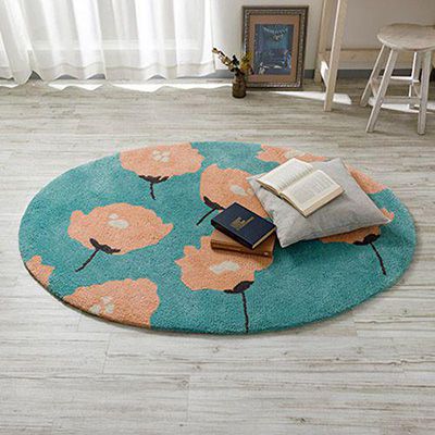 アクリルラグ「マイン」アネモネ既製サイズ｜フロアタイル・カーペット