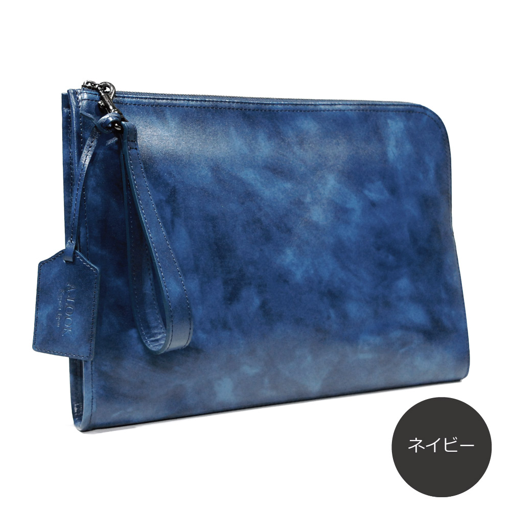 yori familiar コラボ マシュマロクラッチバッグ ネイビー familiar