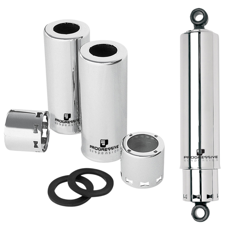 プログレッシブ 412シリーズサスペンション用 クロームカバー