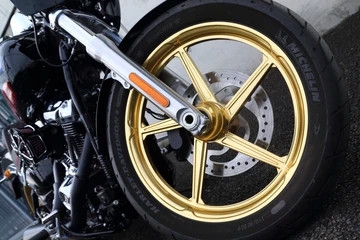 スラント 5 ホイール ゴールドアルマイト - Ken's Factory | アンバー