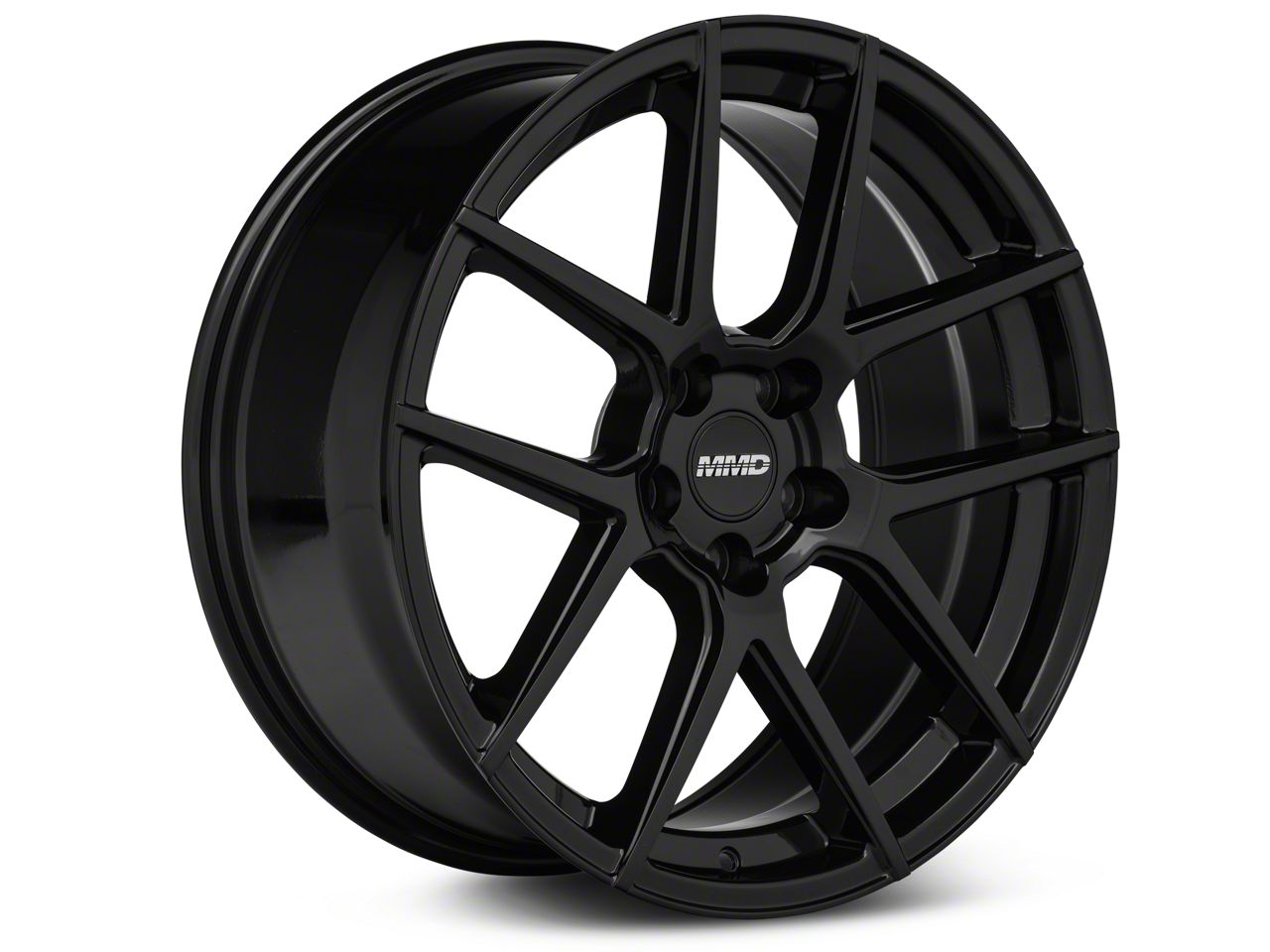 MMD Mustang Zeven Gloss Black Wheel; 19x8.5; 35mm Offset 101915