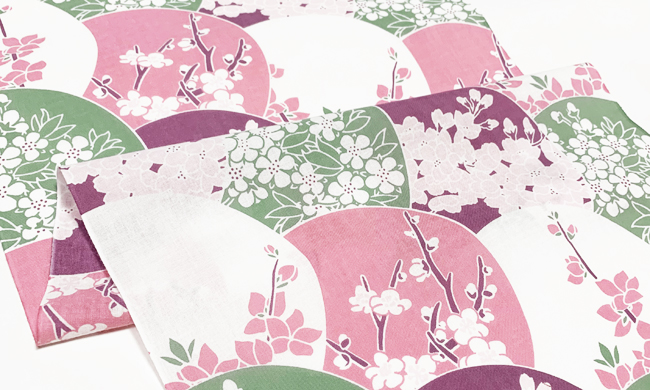 2021年春新作】桜梅桃李（おうばいとうり）～咲き薫る～ - 手ぬぐい