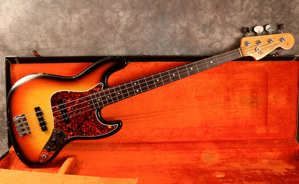 1966 Fender Jazz Bass, Sunburst – Andy Baxter Bass & Guitars