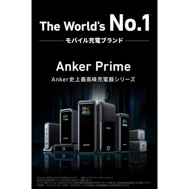Anker Prime Power Bank (20000mAh, 200W) | モバイルバッテリーの製品