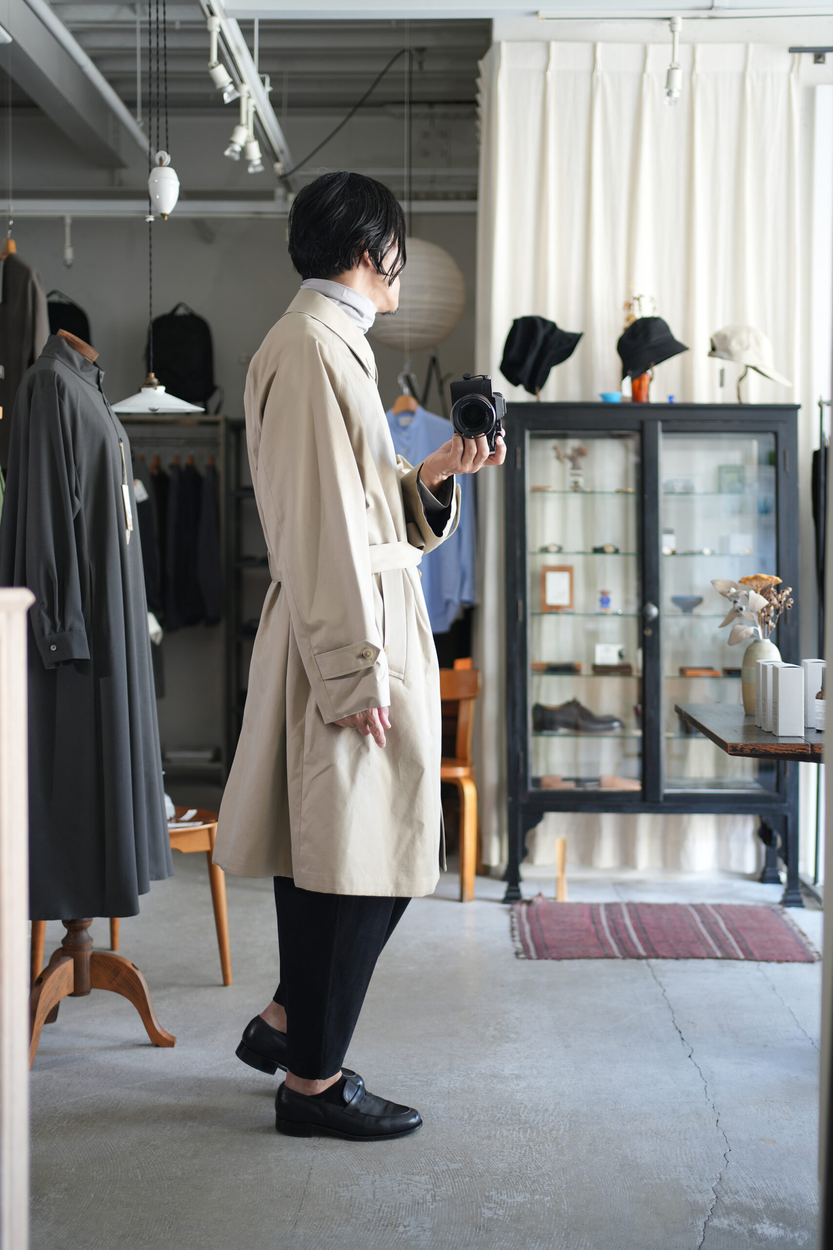 MARKAWARE」REVERSIBLE SINGLE TRENCH COAT | ANOTHER LOUNGE