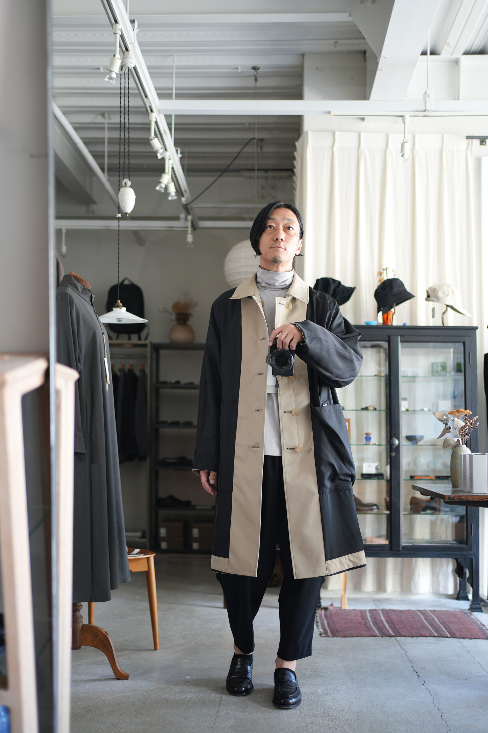 MARKAWARE」REVERSIBLE SINGLE TRENCH COAT | ANOTHER LOUNGE