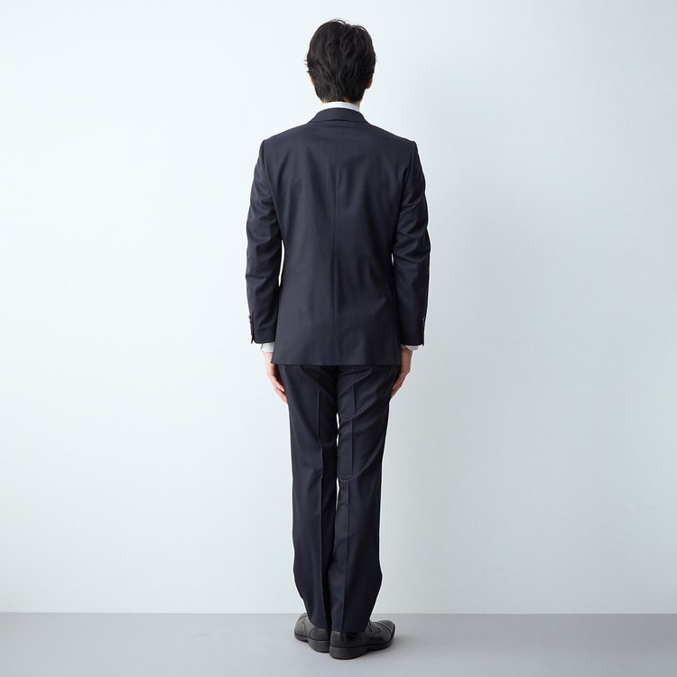 金のスーツ 紺織柄ストライプ スリム JUNKO SHIMADA JS homm【AOKI