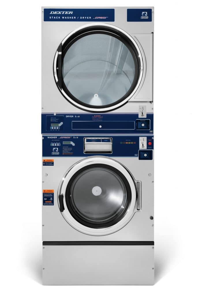 Dexter C-Series T-750 Stack Washer Dryers - AAdvantage Laundry Systems