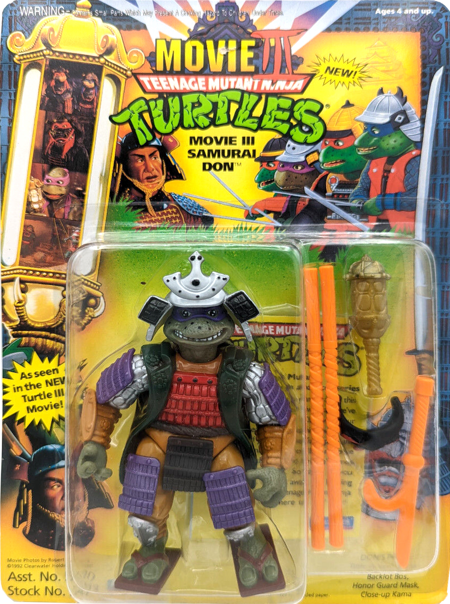 Teenage Mutant Ninja Turtles Playmates Movie III Samurai