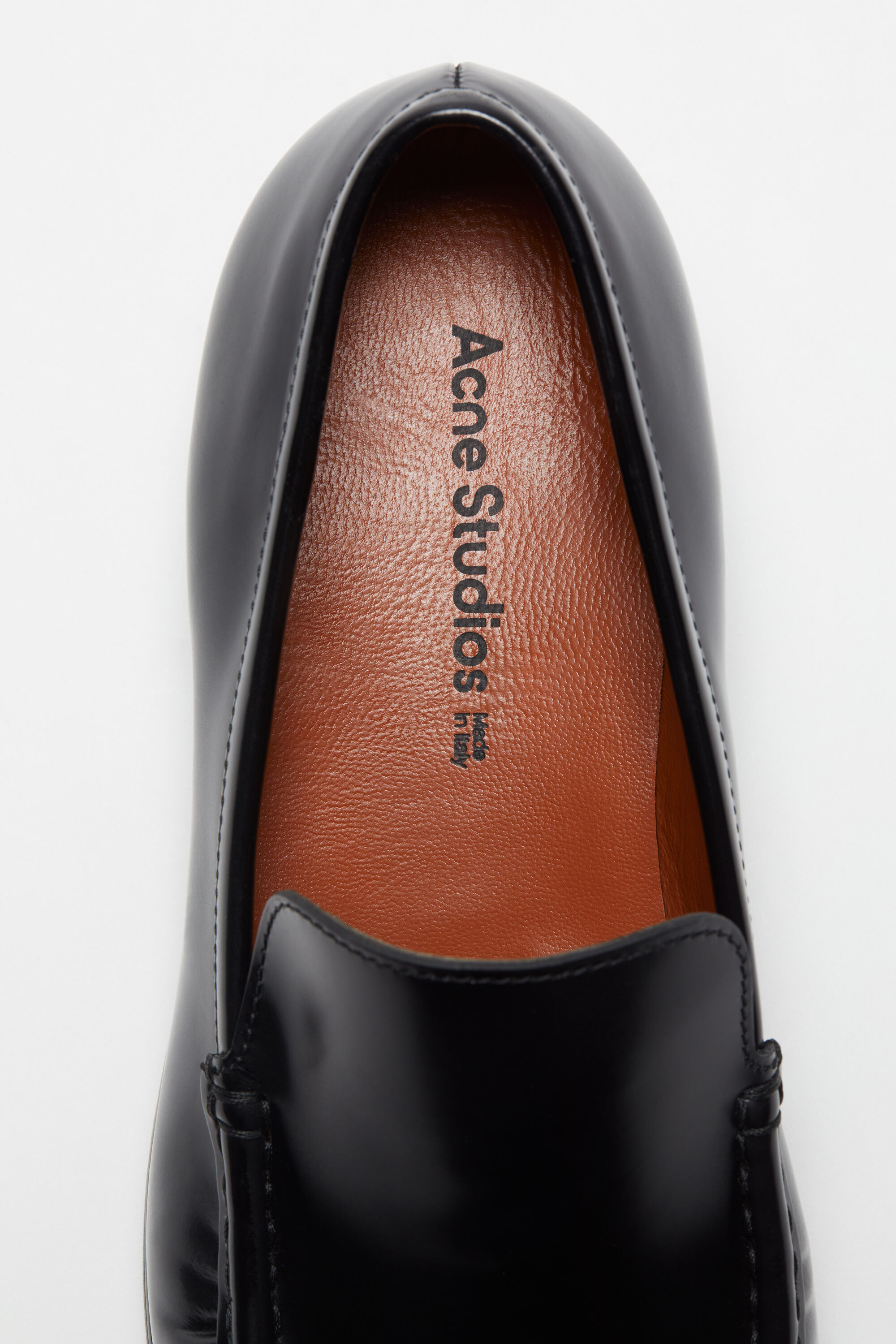 Acne Studios - レザーローファー - ブラック