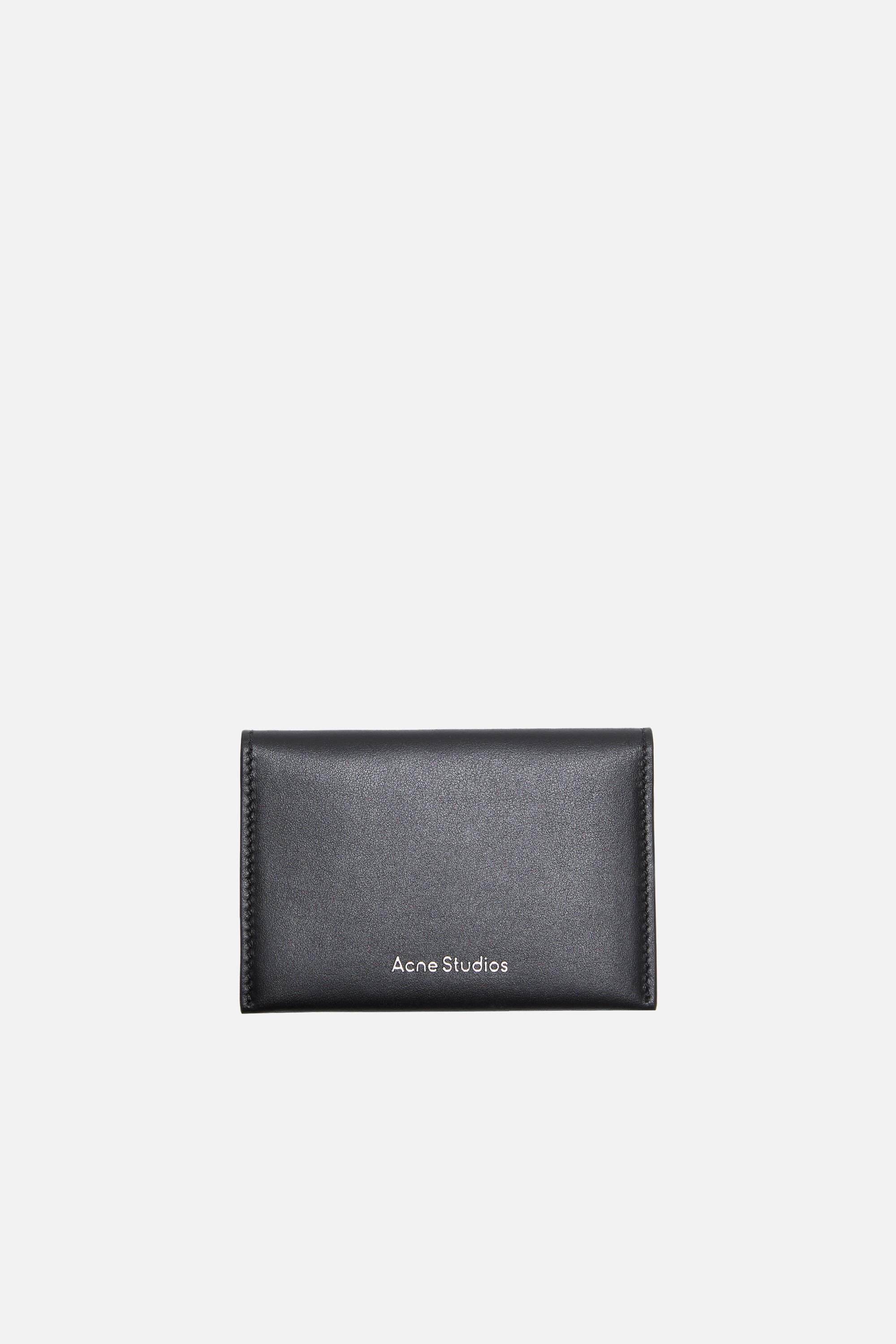 Acne Studios - Folded leather wallet - Black