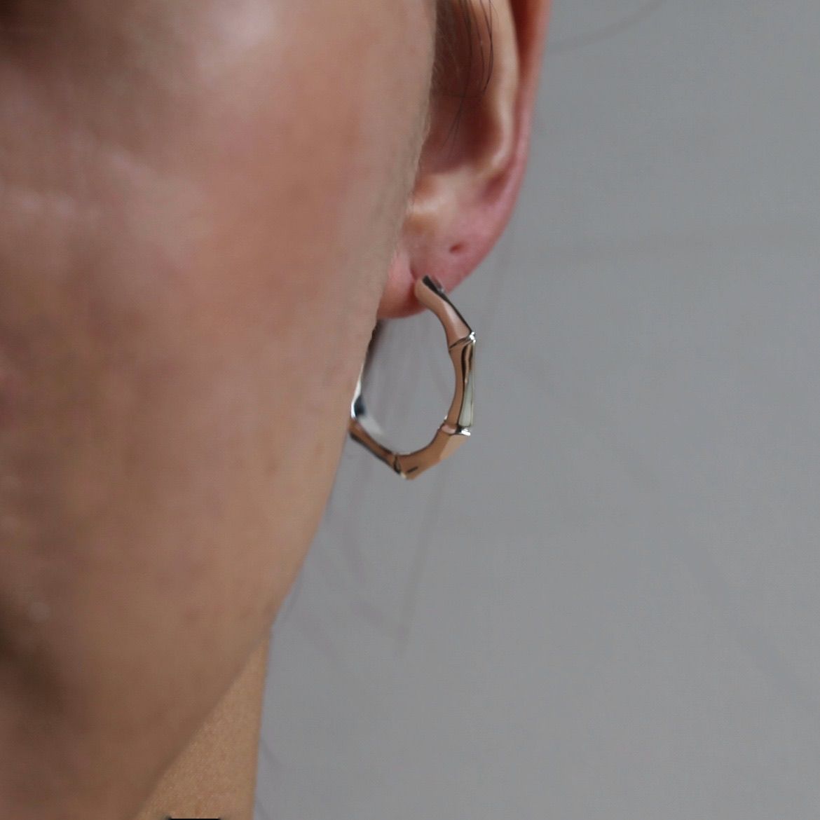 GARNI - 【お取り寄せ注文可能】Crockery Bamboo Pierce_L(SILVER