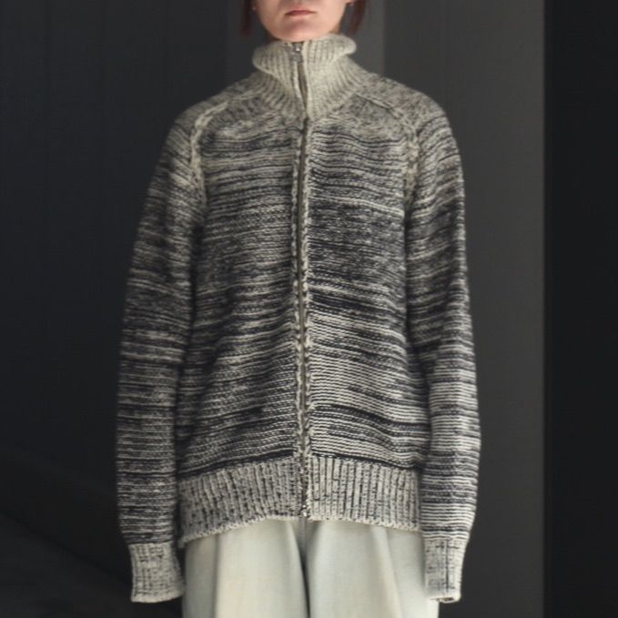 YOKE - 【残り一点】Gradation Front Zip Knit | ACRMTSM ONLINE STORE