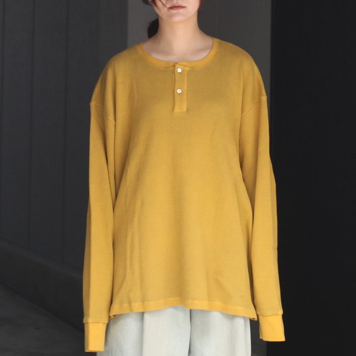 KANEMASA PHIL. - 【残り一点】18G Garment Dye Waffle | ACRMTSM