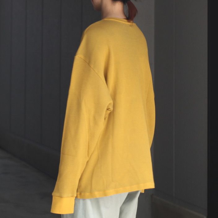 KANEMASA PHIL. - 【残り一点】18G Garment Dye Waffle | ACRMTSM