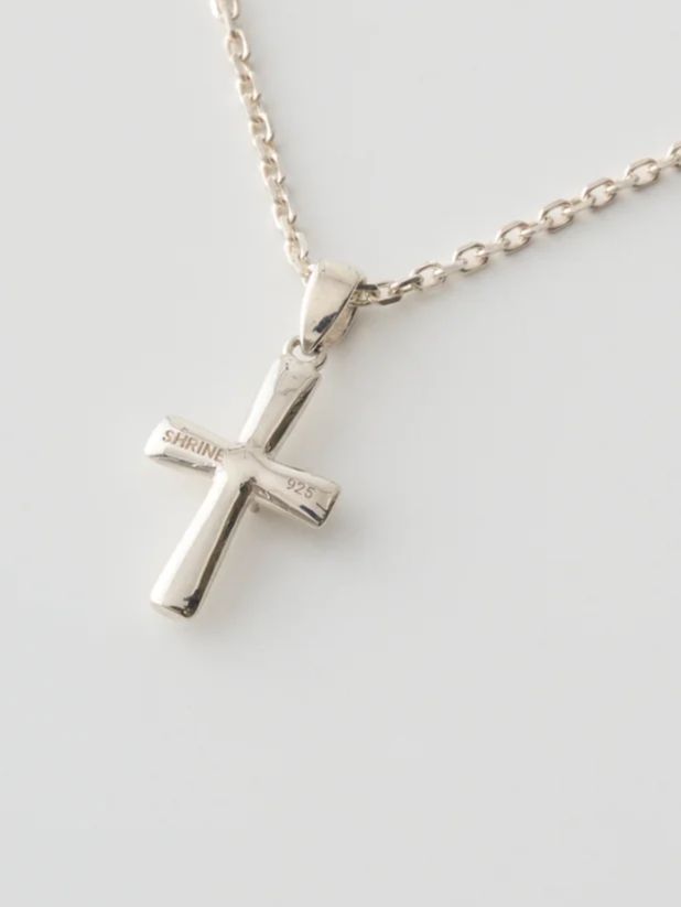 SHRINE - クロスネックレス - CROSS NECKLACE - SILVER | ADDICT WEB SHOP