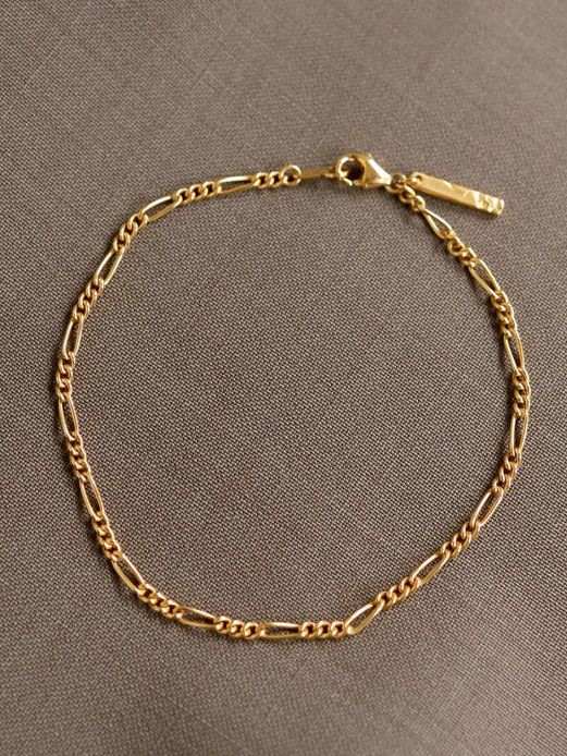 TEN. - フィガロチェーンブレスレット GD ゴールド シンプル デザイン