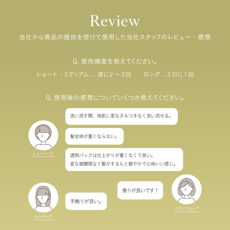 透明パック。 透明パック ヘアトリートメント ヘアパック ヘアマスク