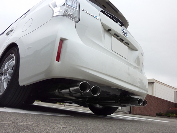 30プリウス プリウスα マフラー 新規制確認試験 - アドミレイション