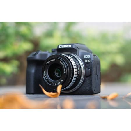 TTArtisan 23mm f/1.4 Lens for Canon EOS RF, Black/Silver C2314-BS-RF