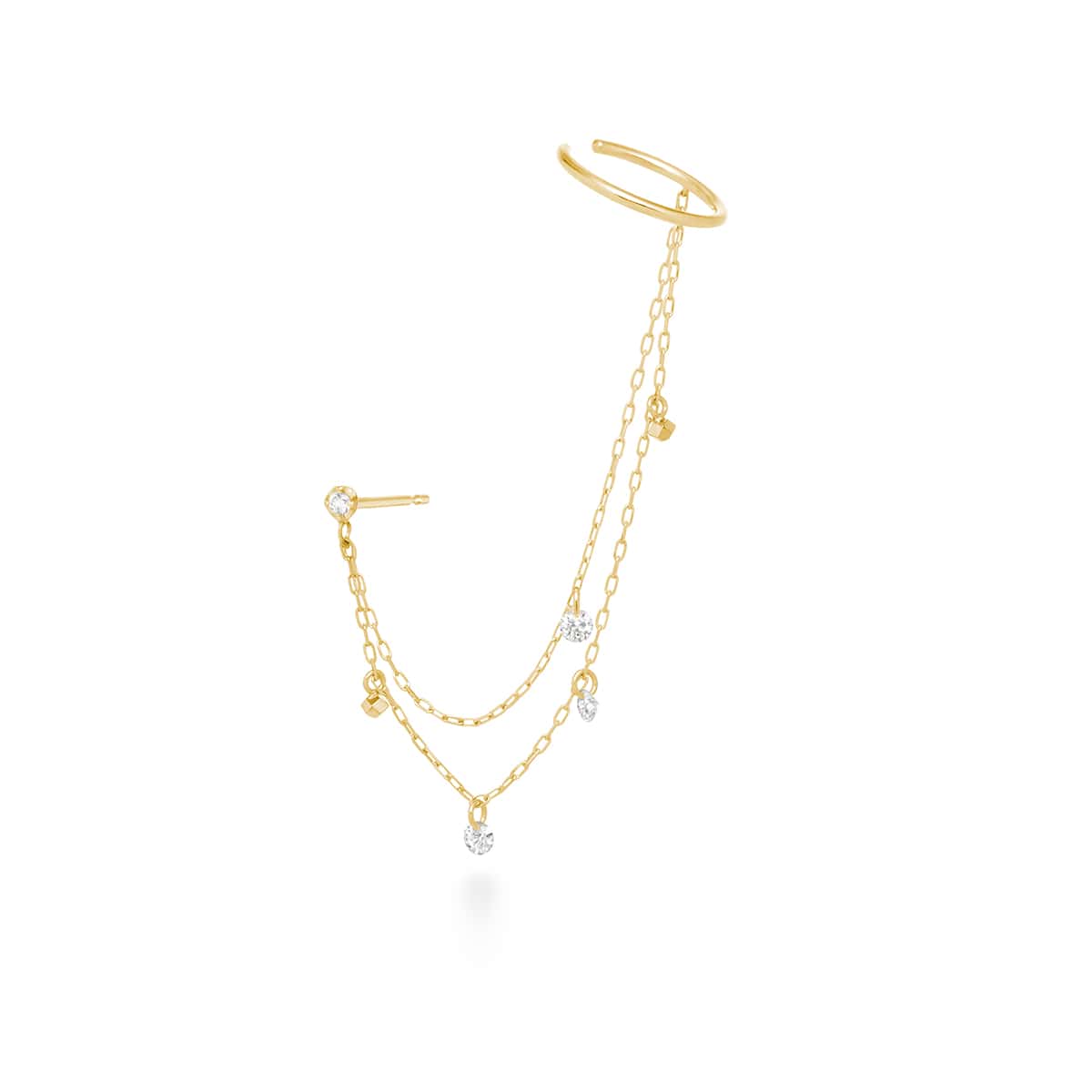 ビンドゥサリーイヤーカフ ピアス | AHKAH / アーカー | 【公式