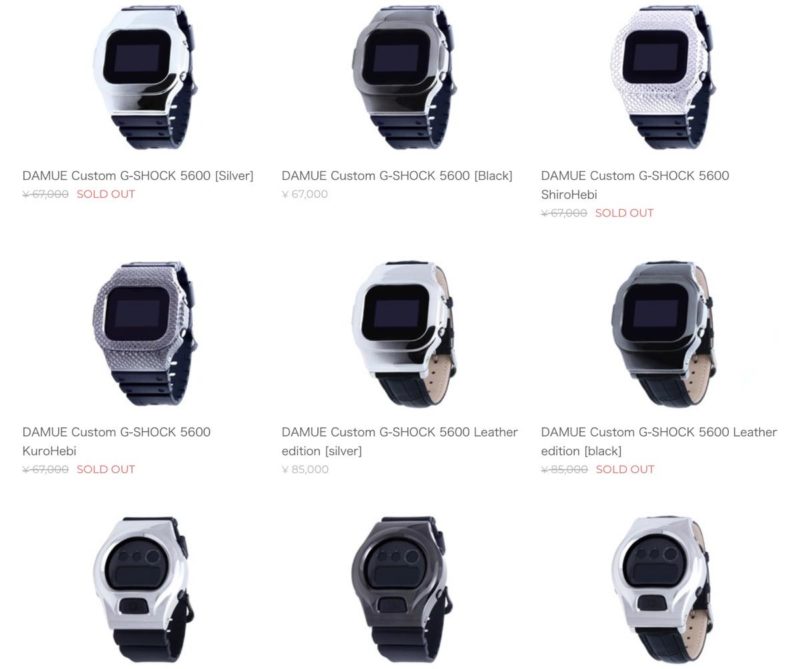 シルバーを身にまとったGショック【DAMUE Custom G-SHOCK】 | AiiRO