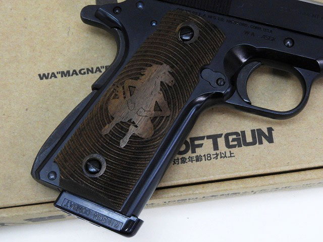 WA] コルトガバメント .45 シリーズ80 CAW木製グリップカスタム (中古