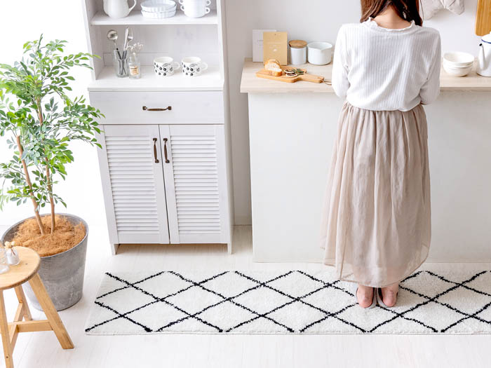 ベニワレン風デザインキッチンラグ 45×240cm | 家具・インテリア通販
