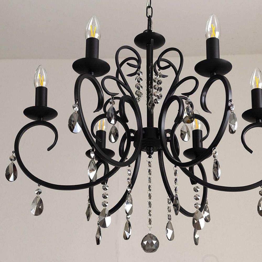 アイアンシャンデリア6灯「TRALA（トララ）」｜照明・インテリアの