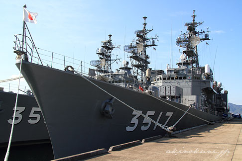 海上自衛隊：練習艦「しらゆき」艦艇一般公開＋α（広島県呉市） | 安芸