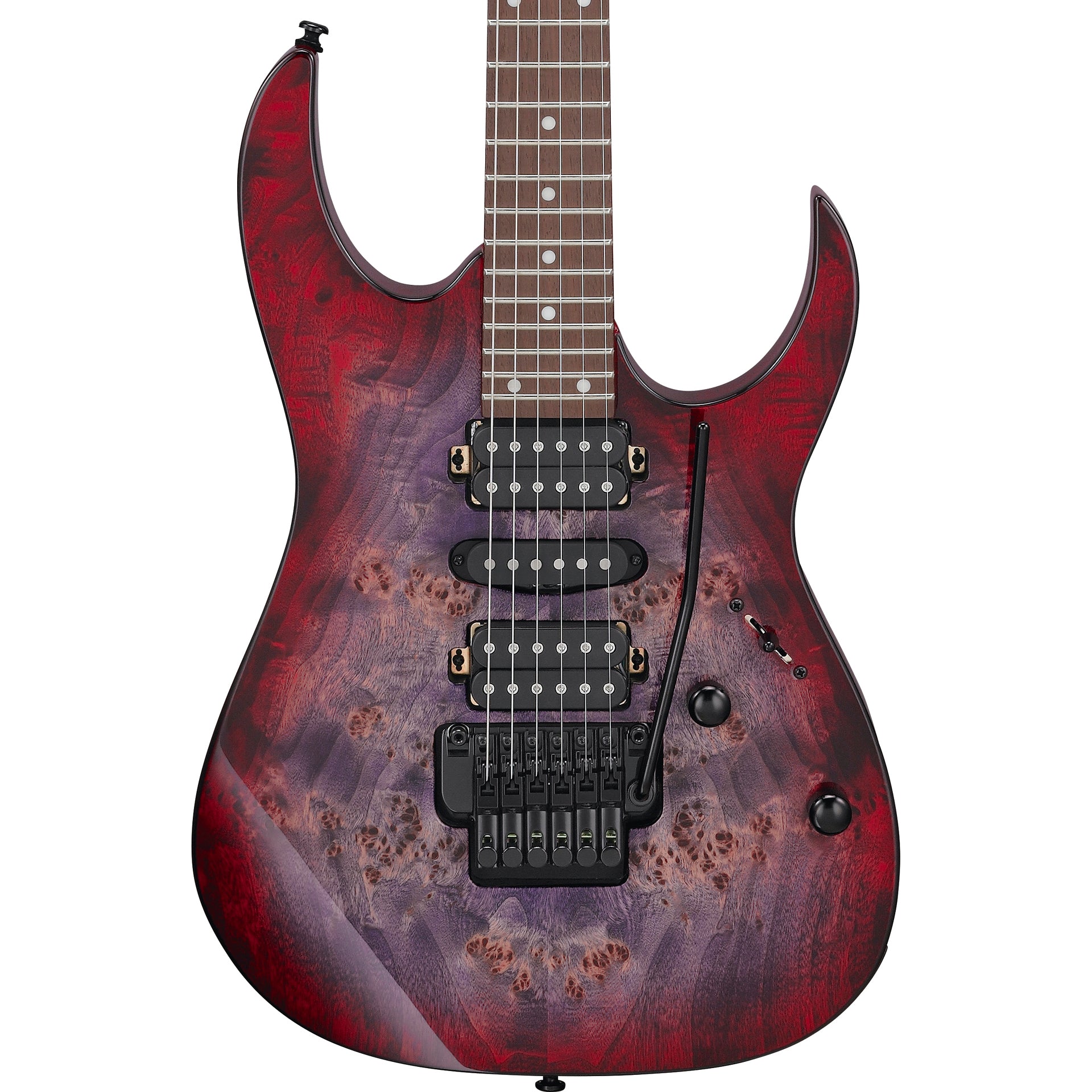 Ibanez RG Standard 6 String Electric Guitar, Red Eclipse Burst