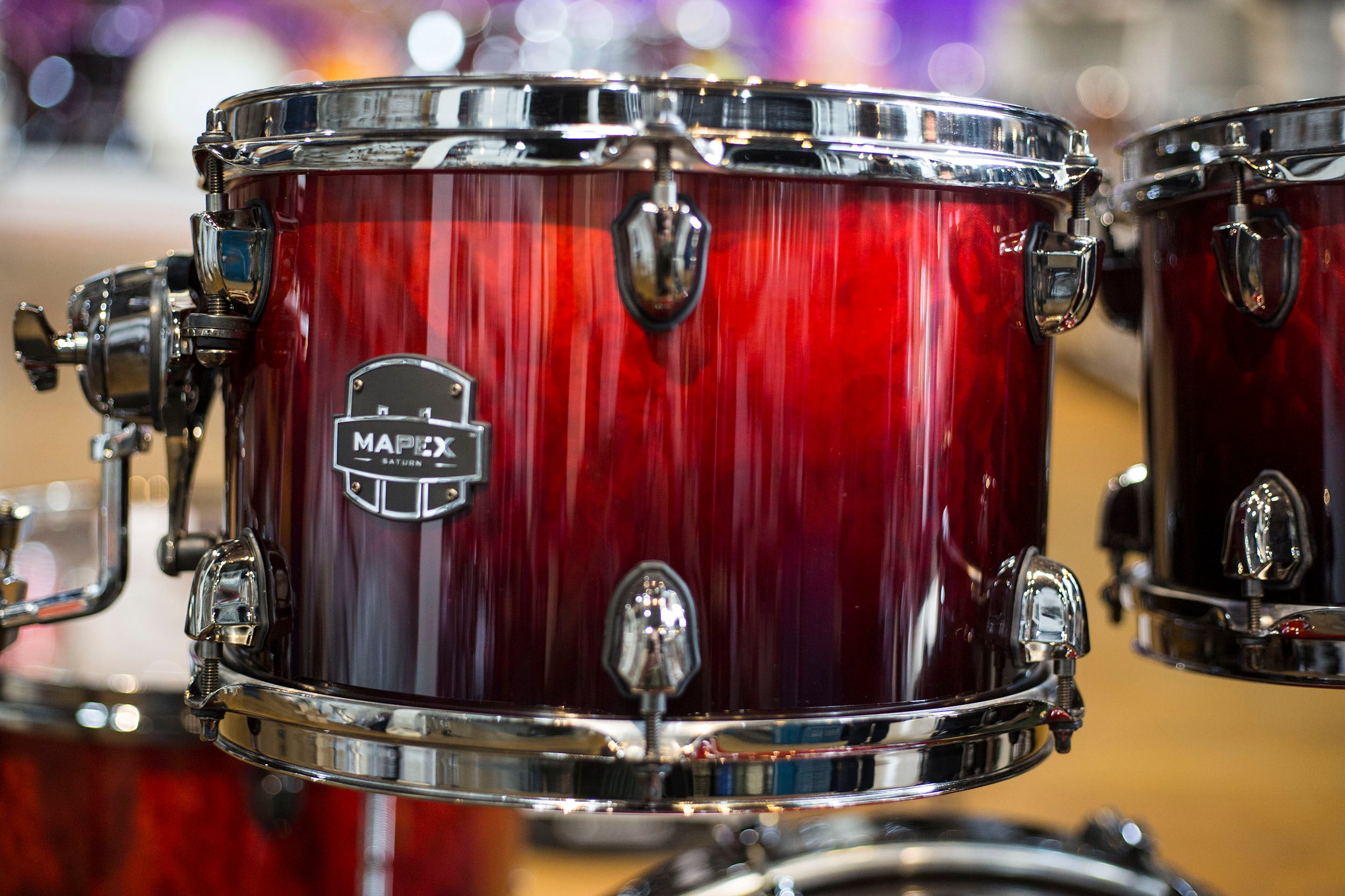 Mapex Saturn V Shell Kit in Cherry Mist Maple Burl (SV529XUBKLE