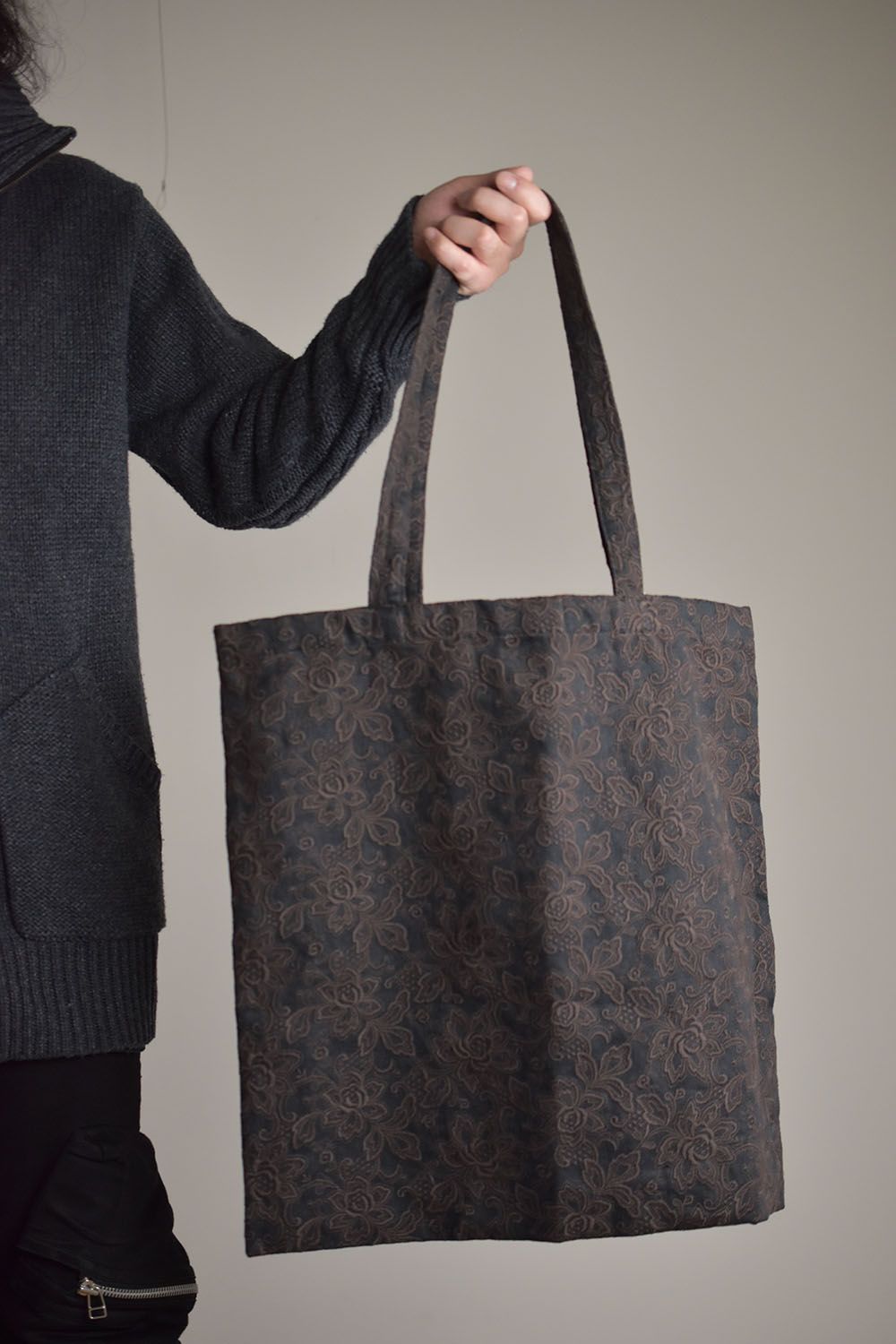 kujaku - Embroidery Tote Bag