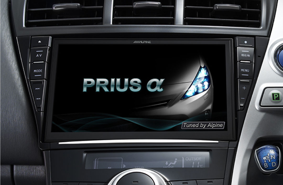 プリウスα（40系）専用 マイナーチェンジ前 9型カーナビ ビッグX