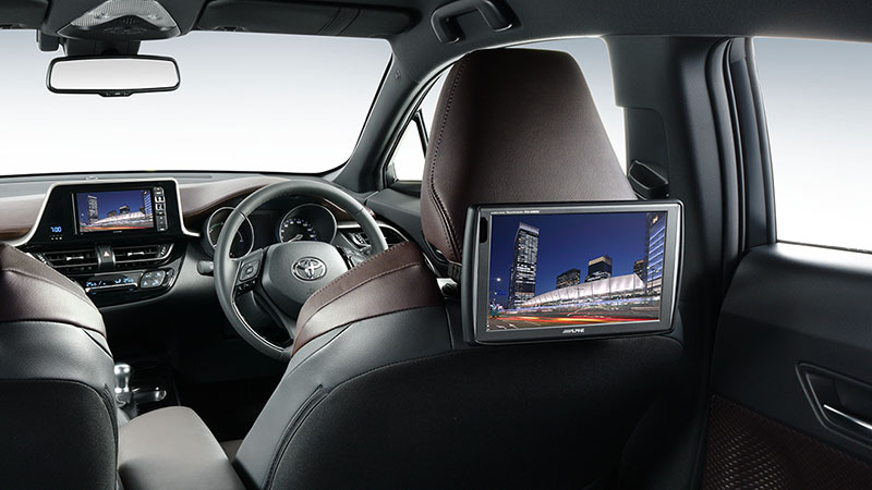 9型ヘッドレスト取付け型リアビジョン | カー用品 アルパイン(ALPINE