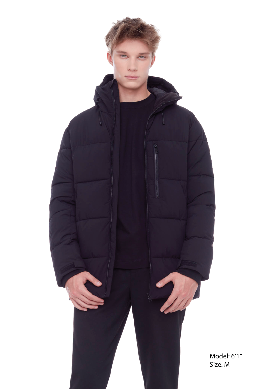 BANFF | MEN'S VEGAN DOWN (RECYCLED) MID-WEIGHT QUILTED PUFFER