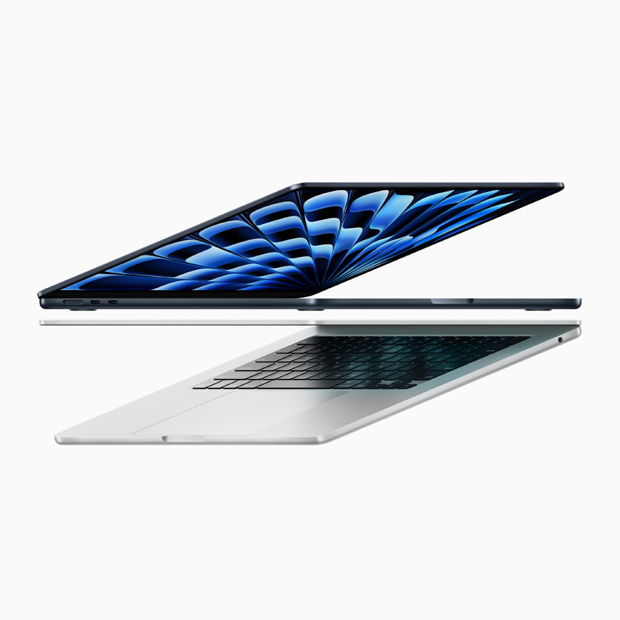 Apple、パワフルなM3チップを搭載した新しい13インチと15インチMacBook