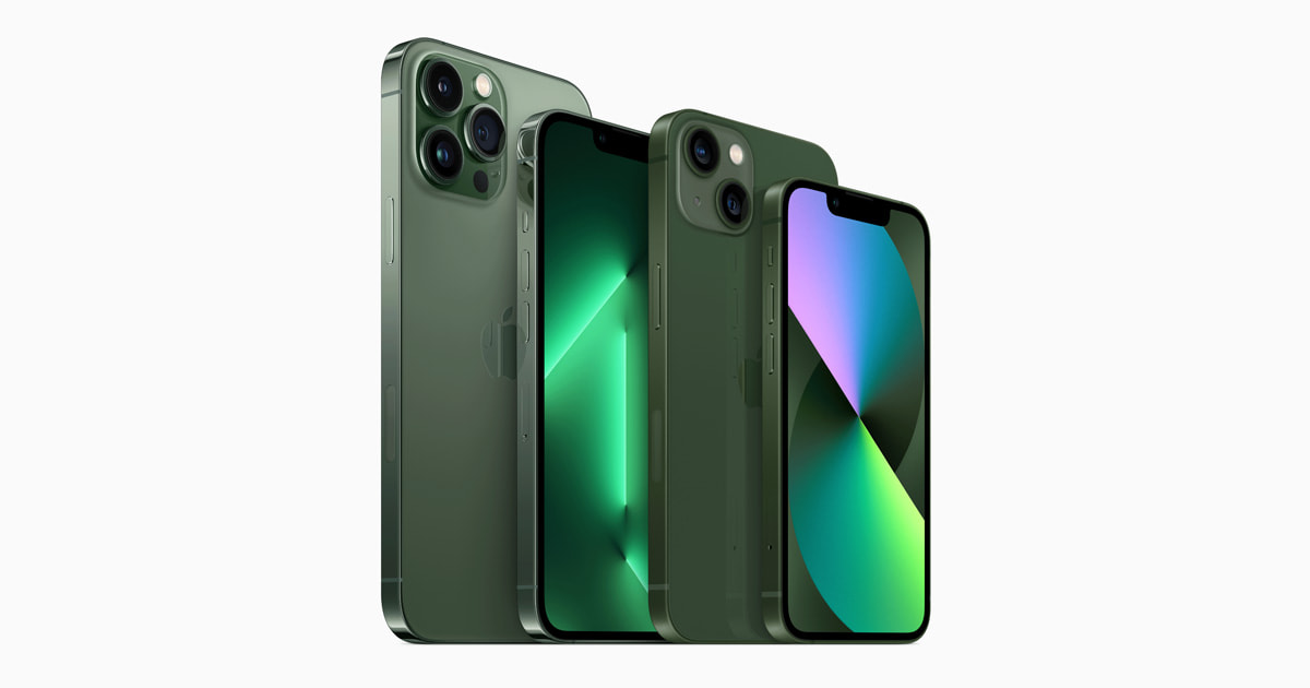 Apple、iPhone 13のラインナップに加わった魅力的な新しいグリーンの
