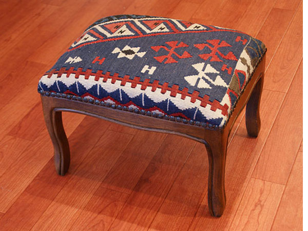 オールドキリム オットマンチェアー｜静岡のキリム,絨毯,ギャッベ