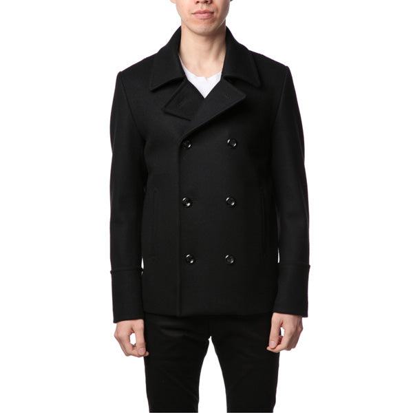 ATTACHMENT カシミヤ混タテ二重メルトン Pコート AC62-219 「Area」