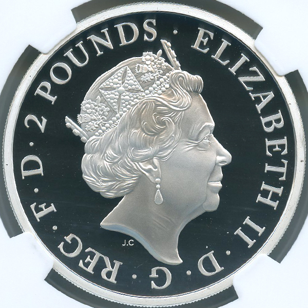 イギリス ブリタニア 2018年 2ポンド 銀貨 NGC GEM PROOF | ARK