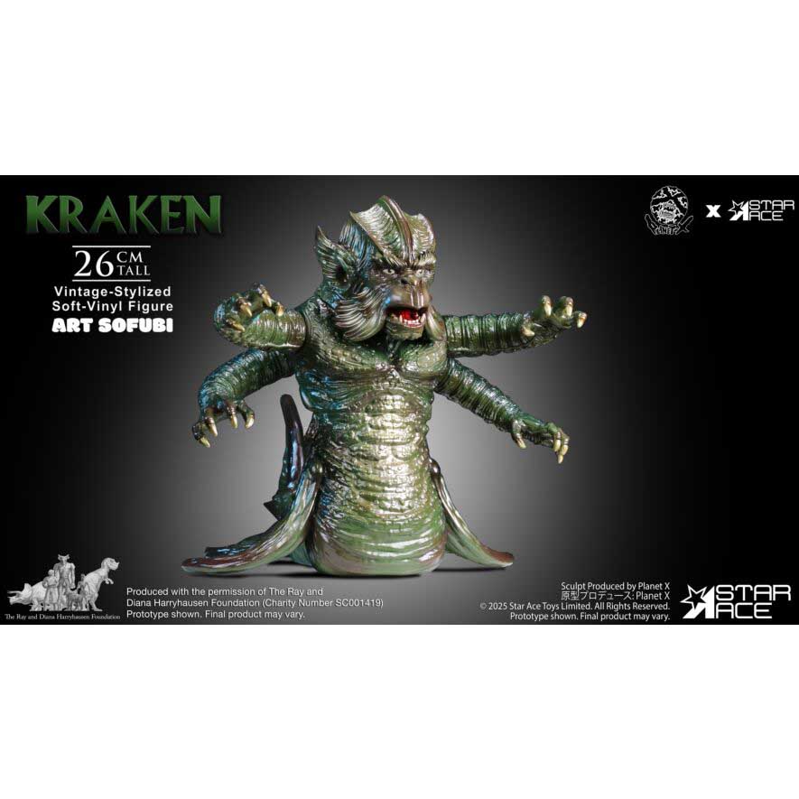 ASTRO ZOMBIES | STAR ACE CLASH OF TITANS KRAKEN (VINTAGE-STYLIZES