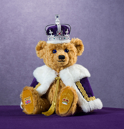 Merrythought King Charles Coronation Bear HRC14KCR | Ashby Bears