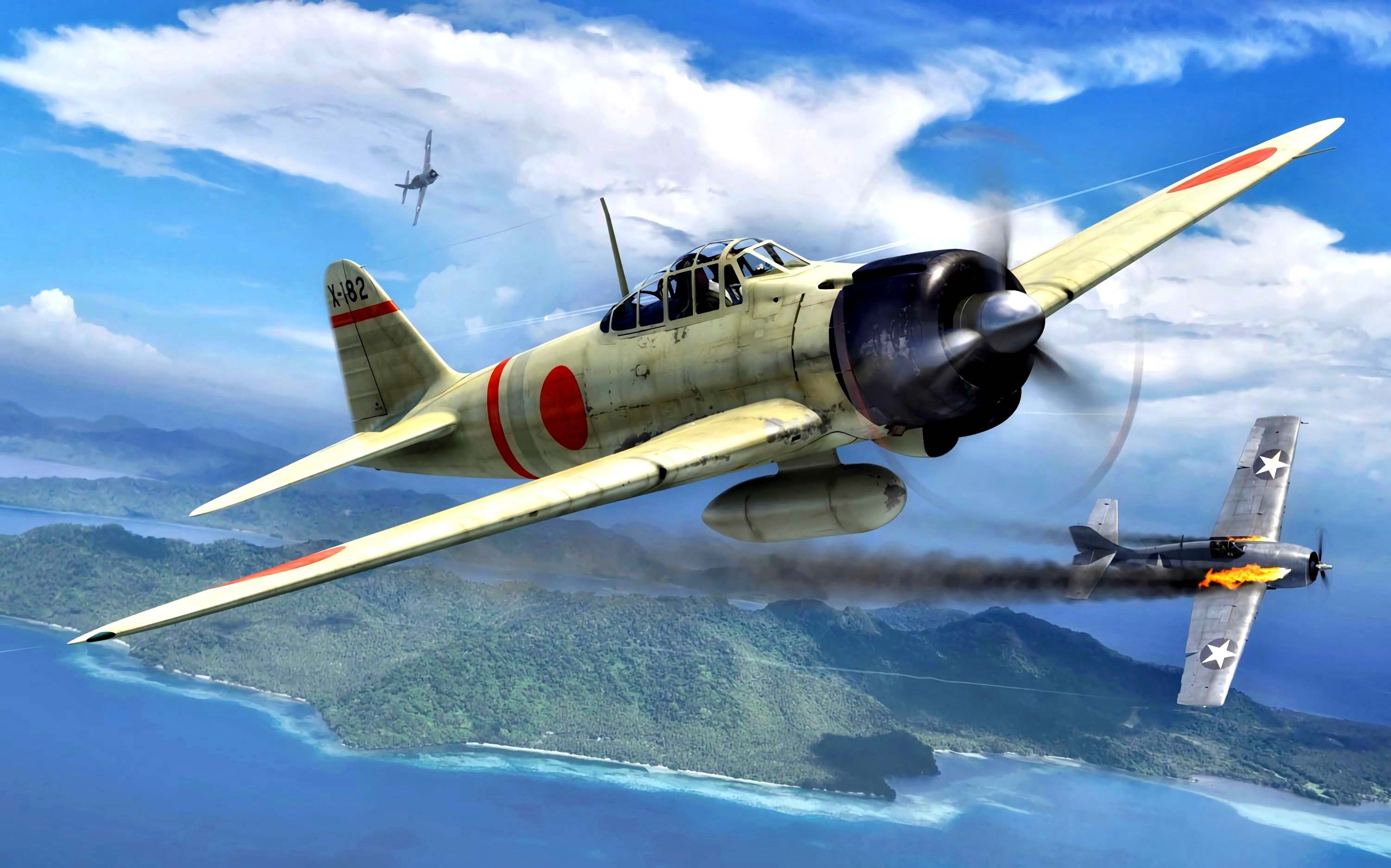 Asisbiz aircraft profile Mitsubishi A6M3 22 Zero JNAF 251 Kokutai
