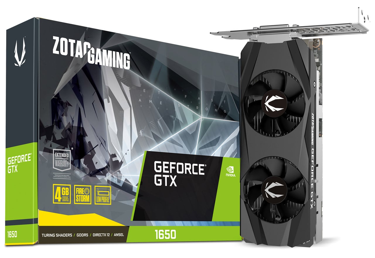 ZOTAC GAMING GeForce GTX 1650 LP | ZOTAC NVIDIA グラフィックボード
