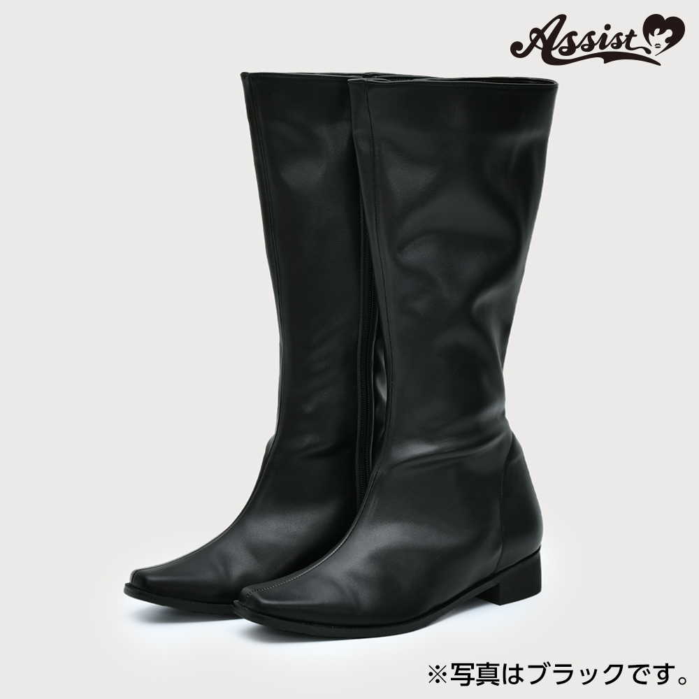コスプレ用ブーツ・シューズ シークレットストレッチロングブーツ