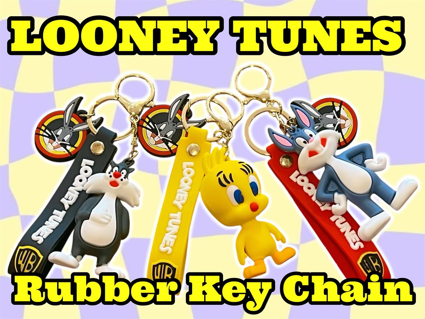 NEW ITEM LOONEY TUNES(ルーニーテューンズ) ラバーキーチェーン ¥990