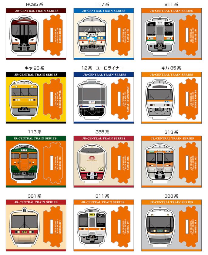 人気鉄道雑貨トレーディングシリーズに 「東海鉄道シリーズ」が登場