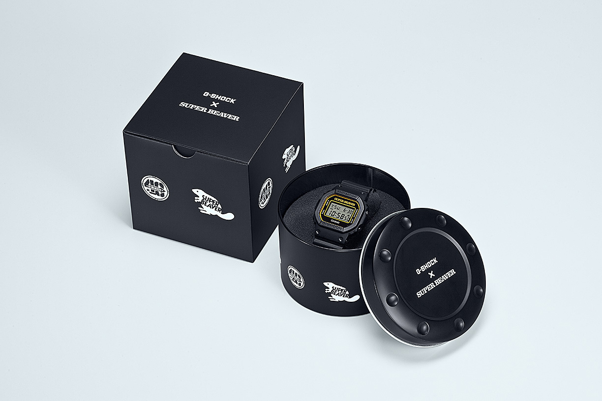 SUPER BEAVER」×“G-SHOCK” コラボレーションモデルを12月下旬に発売