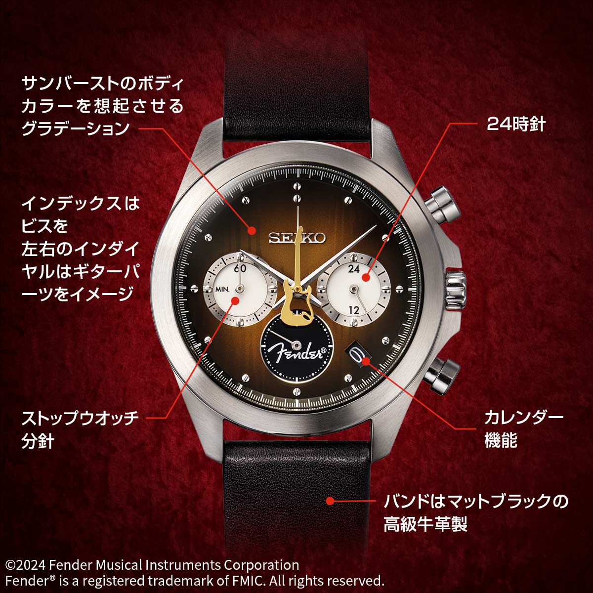 多くのギタリストが憧れたストラトキャスターが セイコーとコラボし